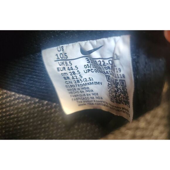 Nike Air Force 1 Low Triple Black Shoes Sneakers AF1  Men's Size 10.5 NO BOX - Picture 9 of 9